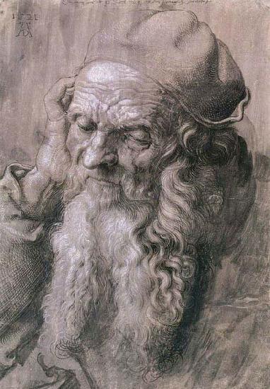 Albrecht Durer Study of a Man Aged oil painting image